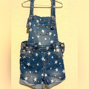 Cat and Jack denim patriotic suspenders